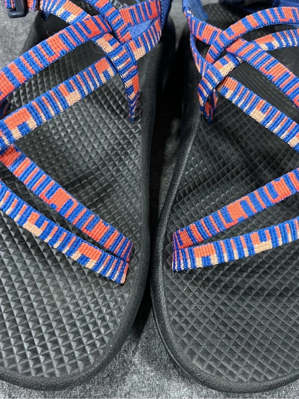 CHACO ZX/1 EcoTread Barrez Royal Canvas Water Sport Sandals Youth Size 5